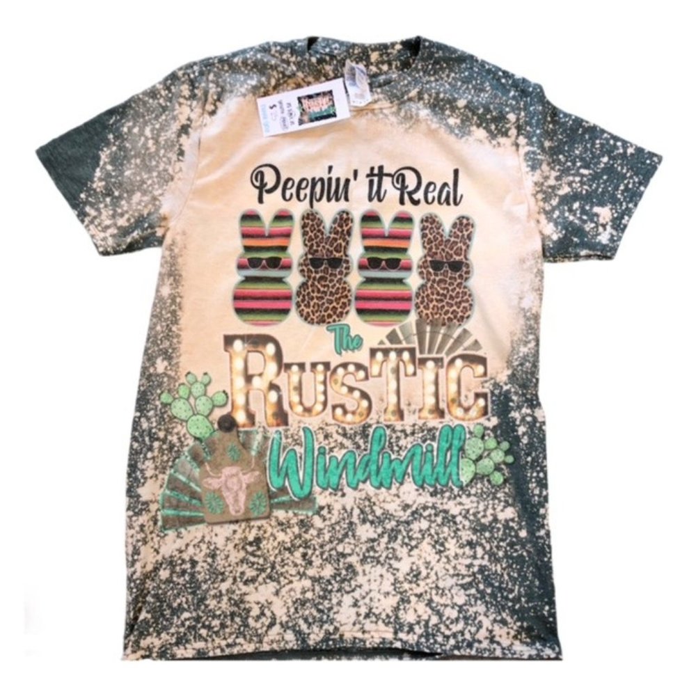 Custom Bleached Easter Tshirt - image 1